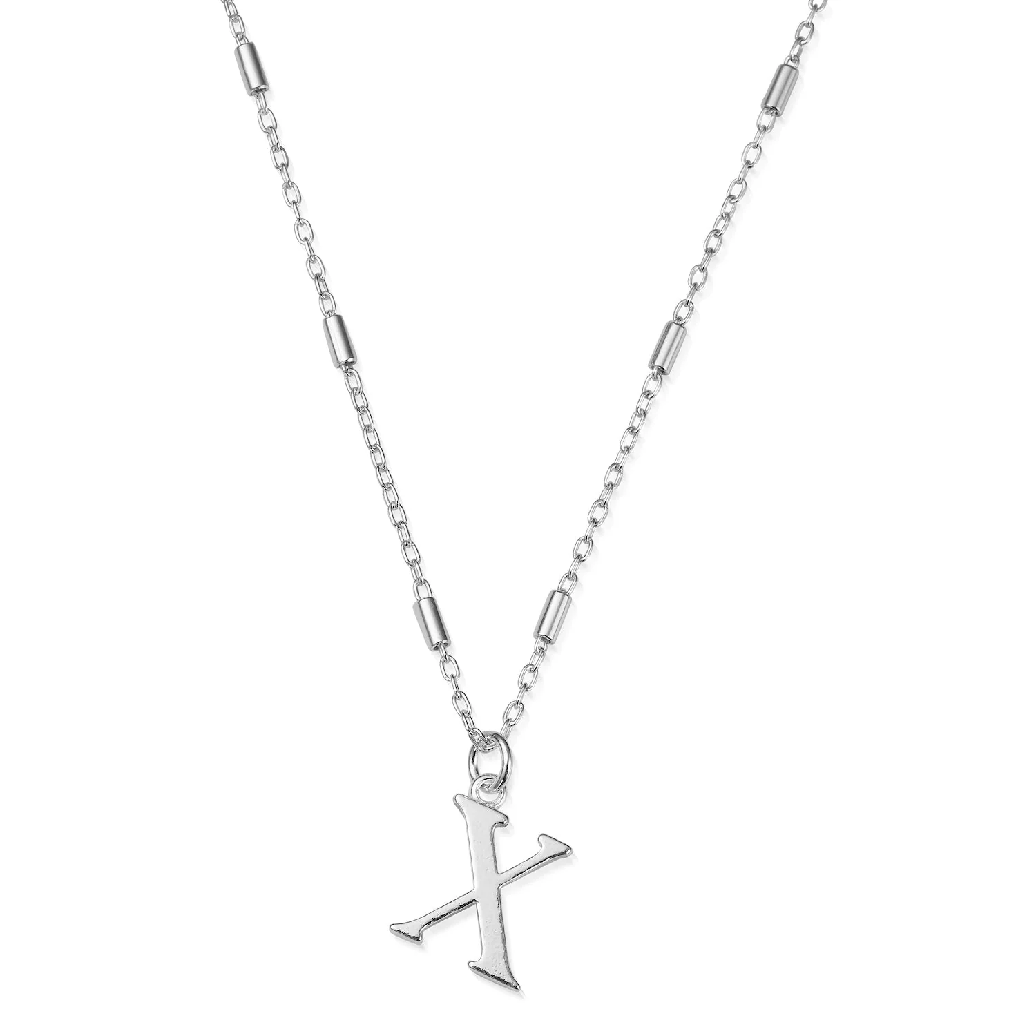 ChloBo Silver Initials A-Z Necklace - Image 30