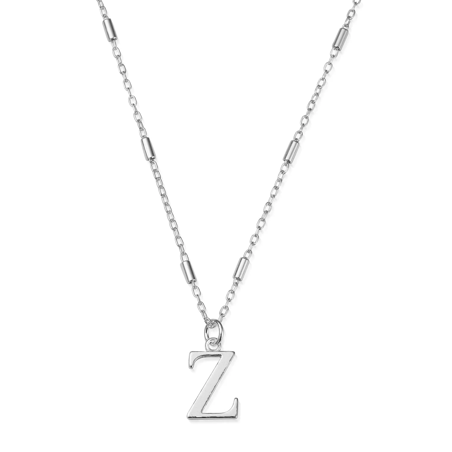 ChloBo Silver Initials A-Z Necklace - Image 32