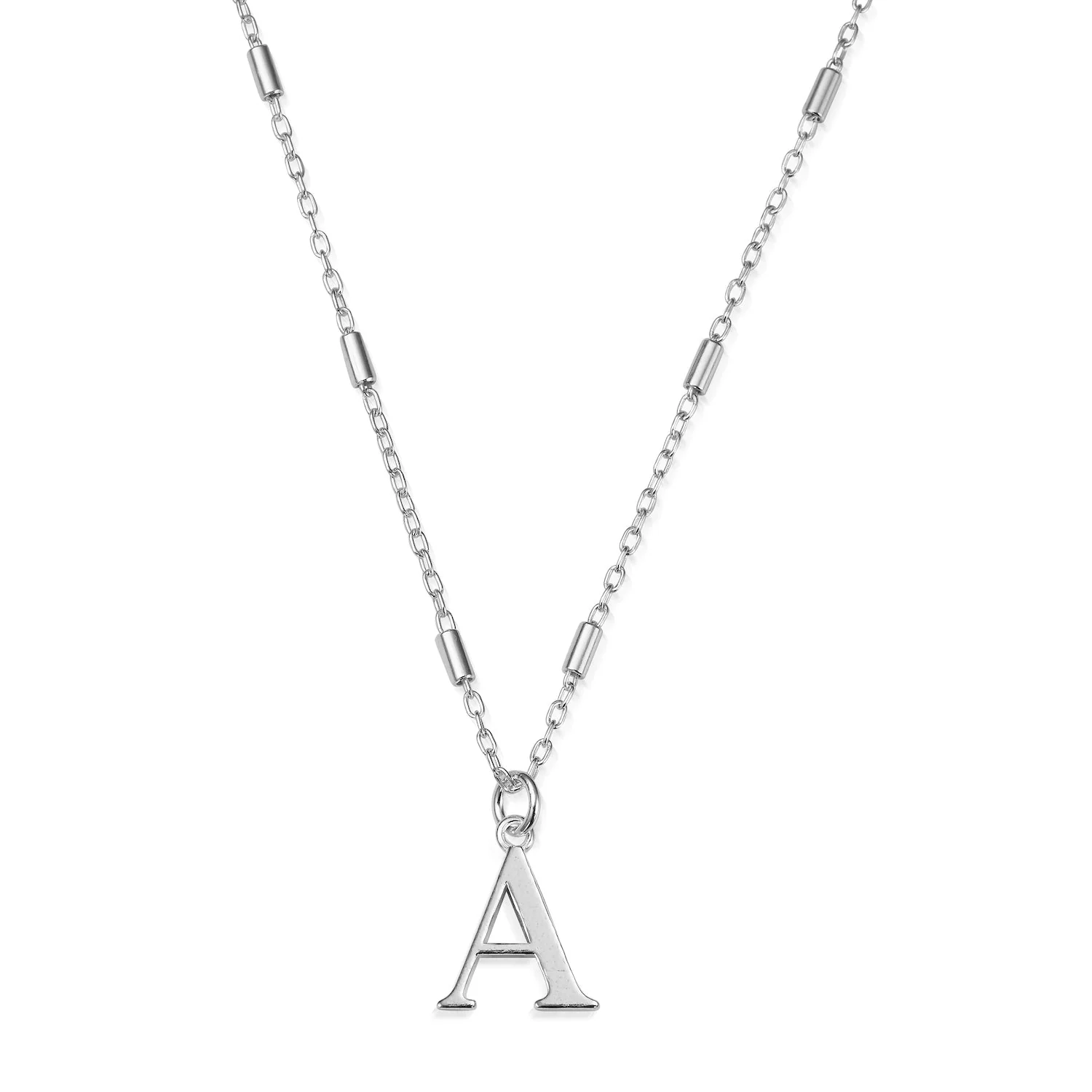 ChloBo Silver Initials A-Z Necklace - Image 7