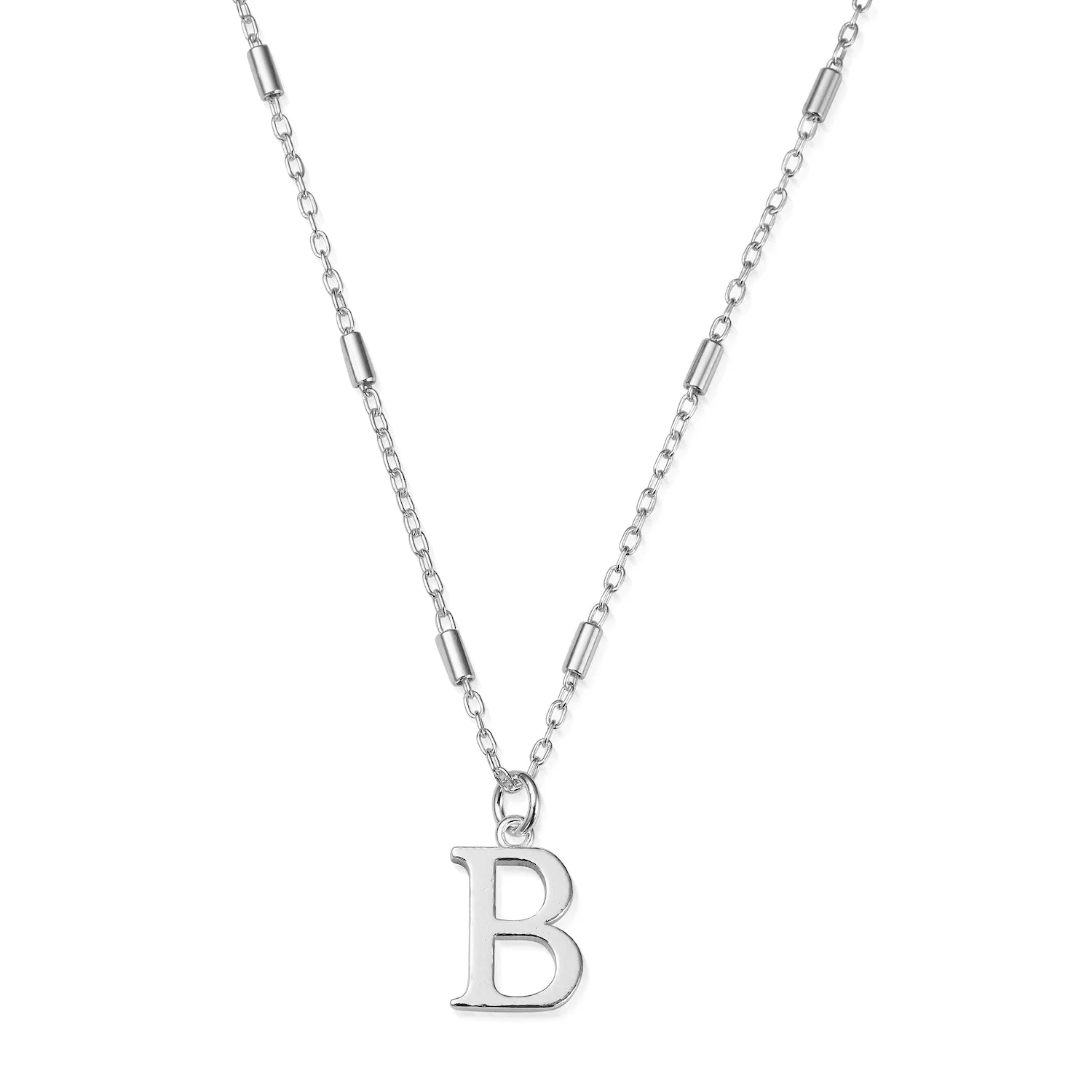 ChloBo Silver Initials A-Z Necklace - Image 8