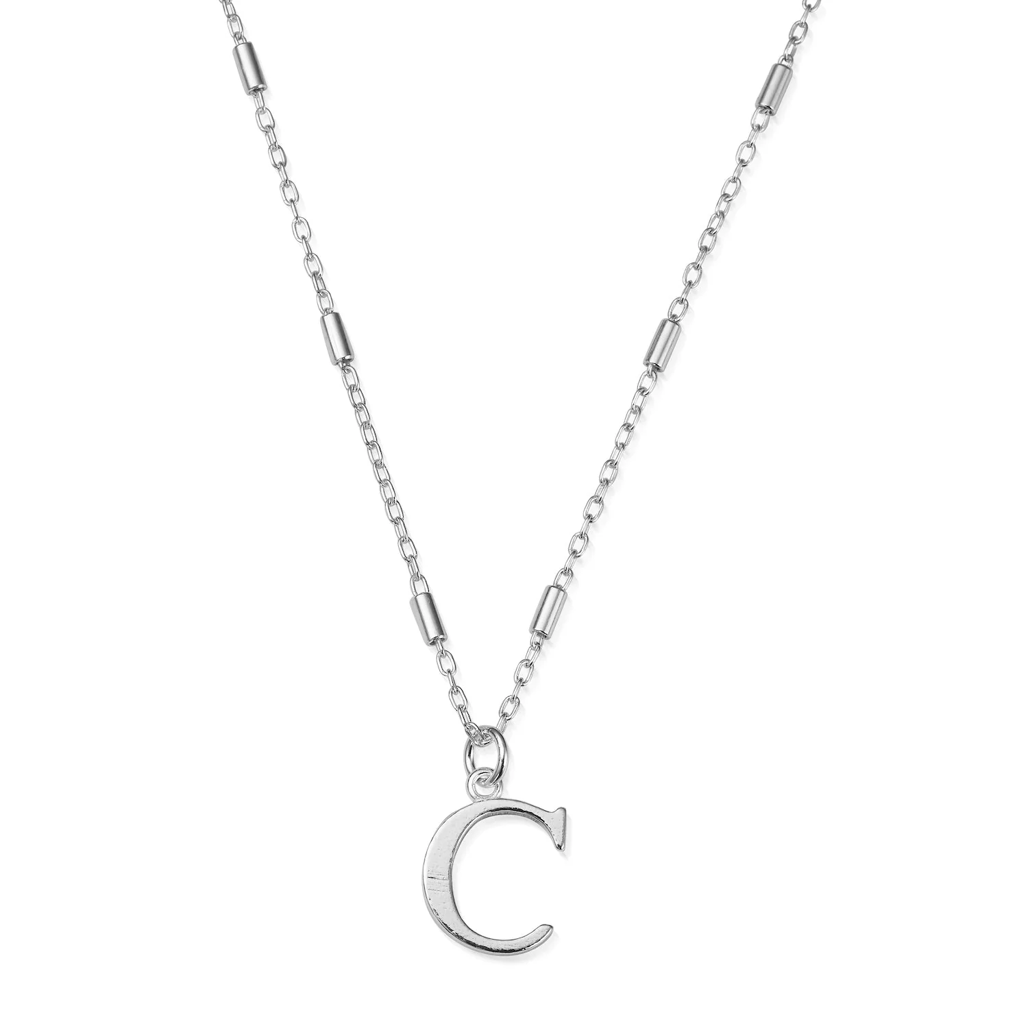 ChloBo Silver Initials A-Z Necklace - Image 9