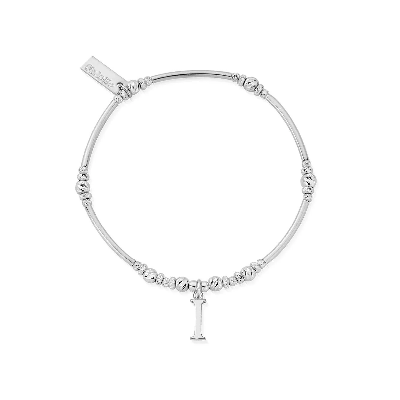 ChloBo Silver Initials A-Z Bracelet - Image 16