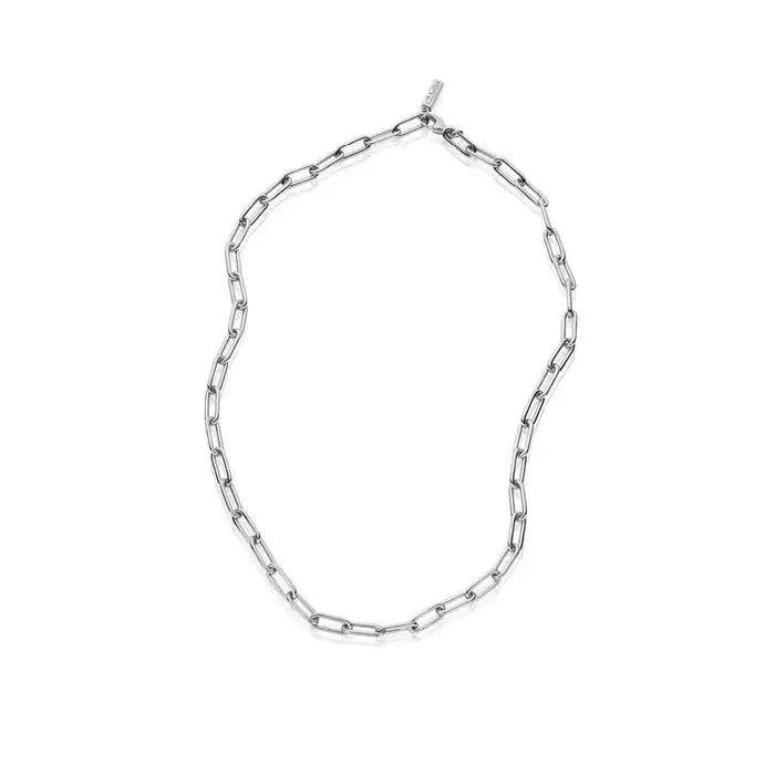 ChloBo Silver Medium Link Lariat Necklace - Image 2