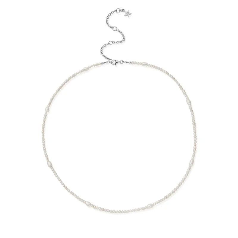 ChloBo Silver Tale of Tide Pearl Necklace - Image 2