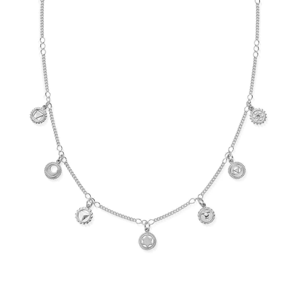 Chlobo Silver Positive Vibes Necklace