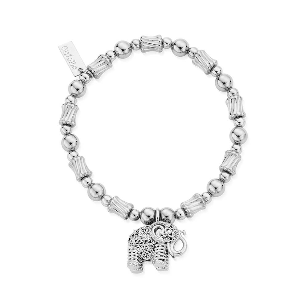 Chlobo Silver Sacred Elephant Bracelet