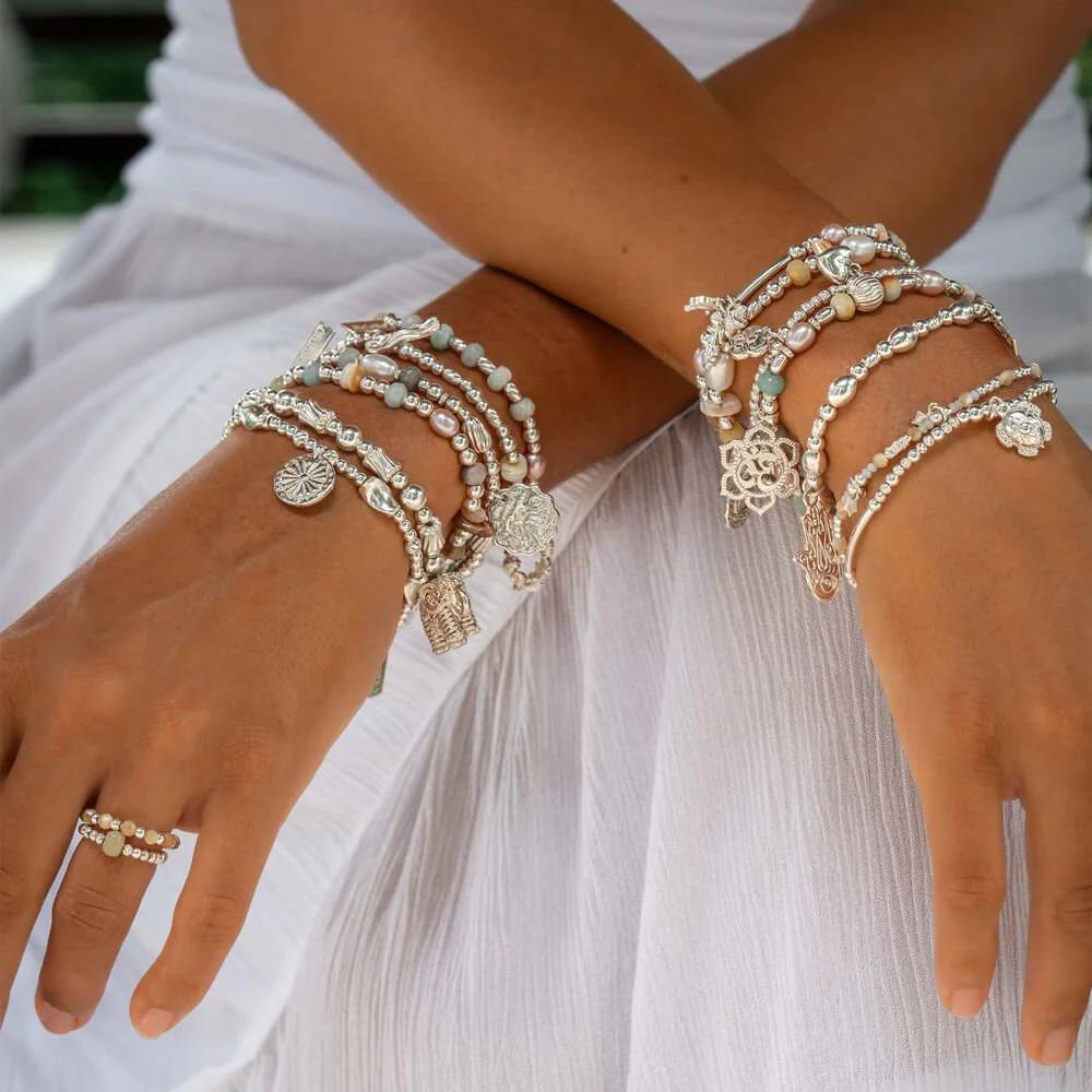Chlobo Silver Sacred Elephant Bracelet - Image 2
