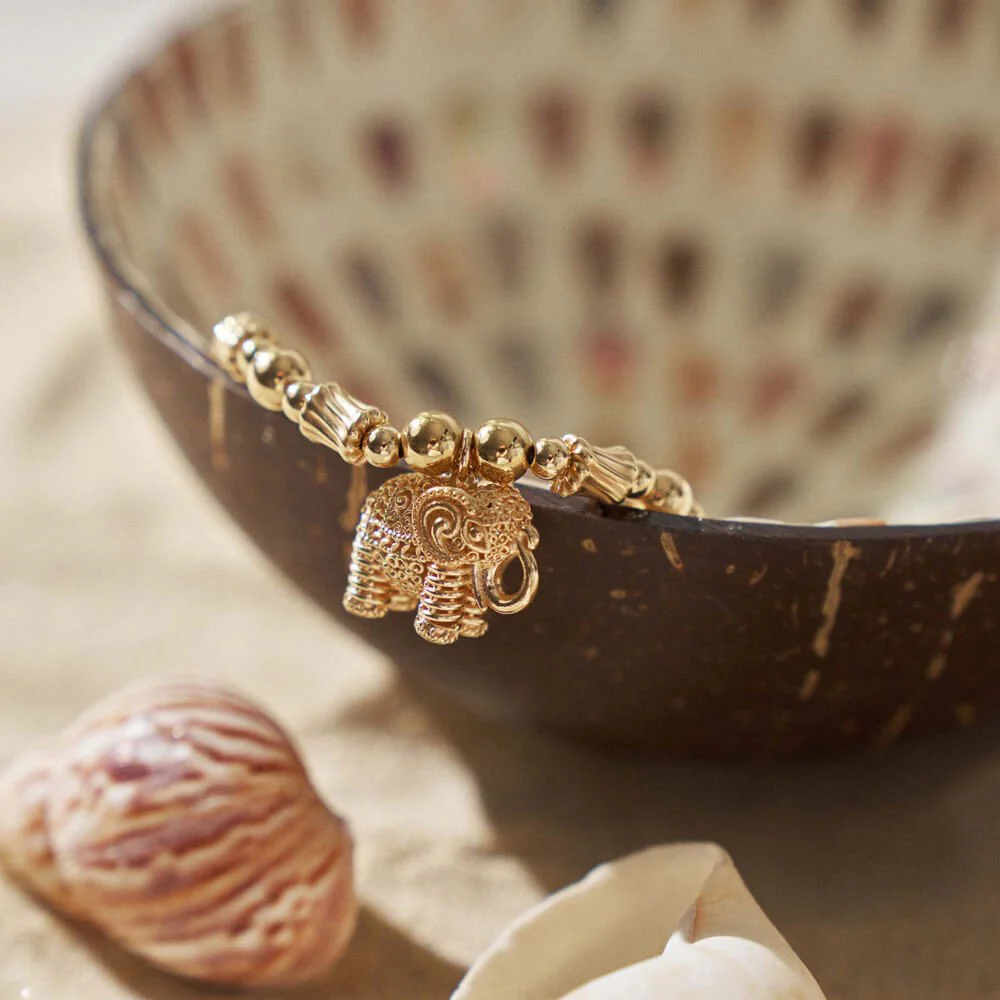 Chlobo Silver Sacred Elephant Bracelet - Image 4