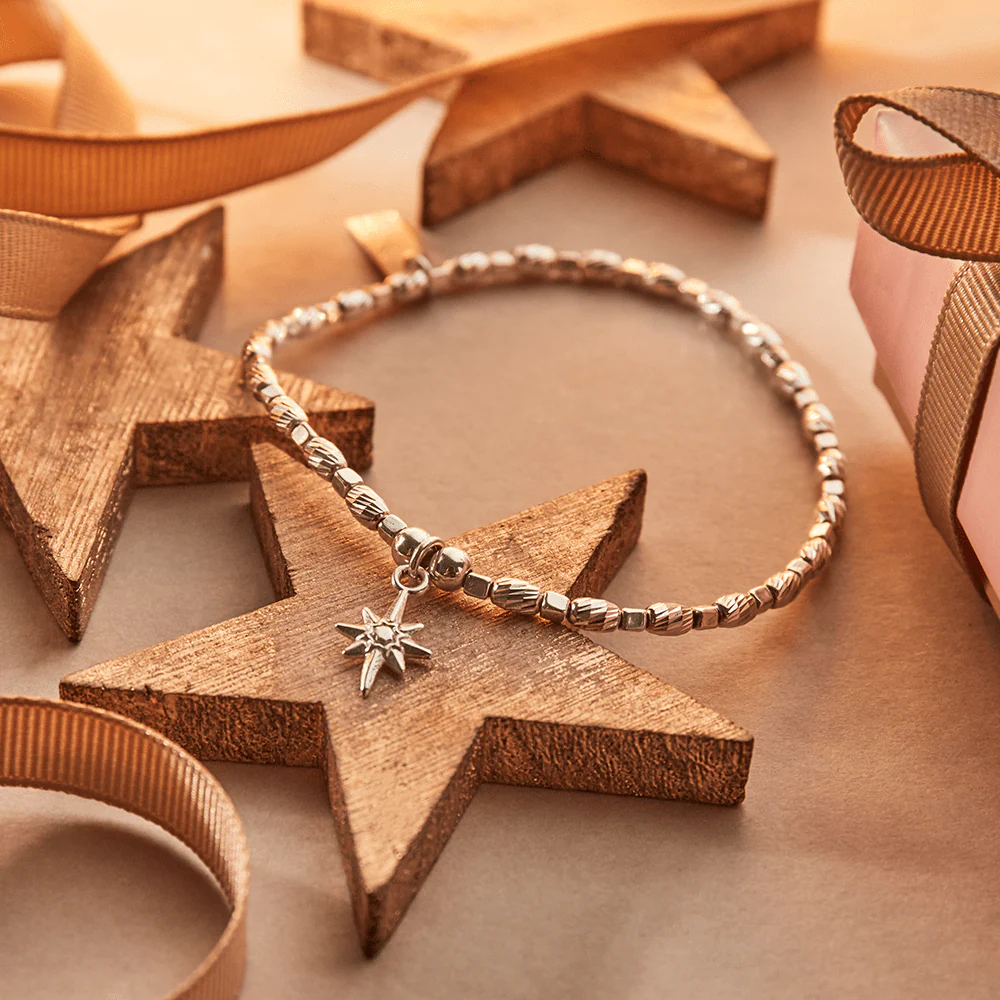 ChloBo Silver Soul Glow Lucky Star Bracelet - Image 2