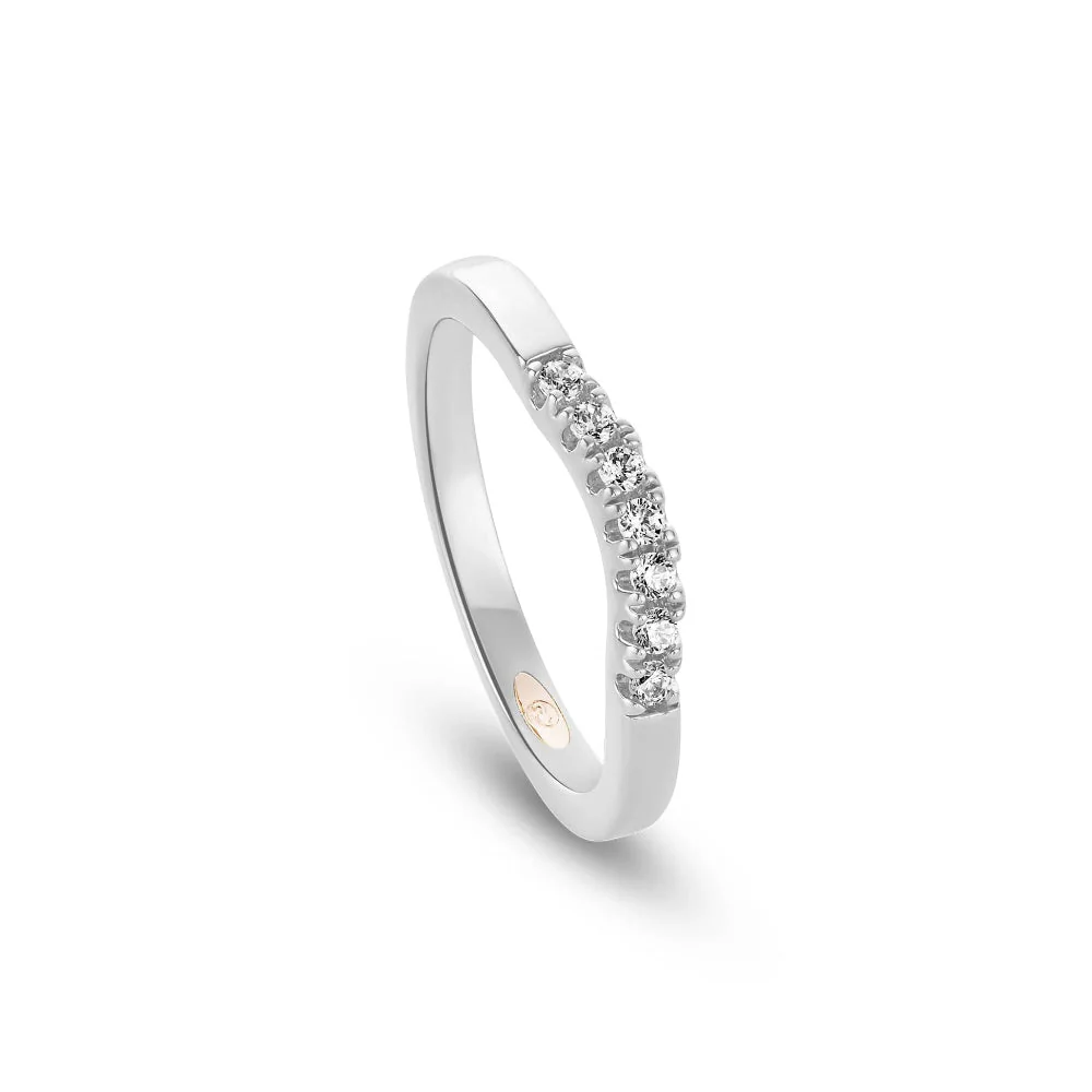 Clogau 950 Platinum Past Present Future® Wedding Ring