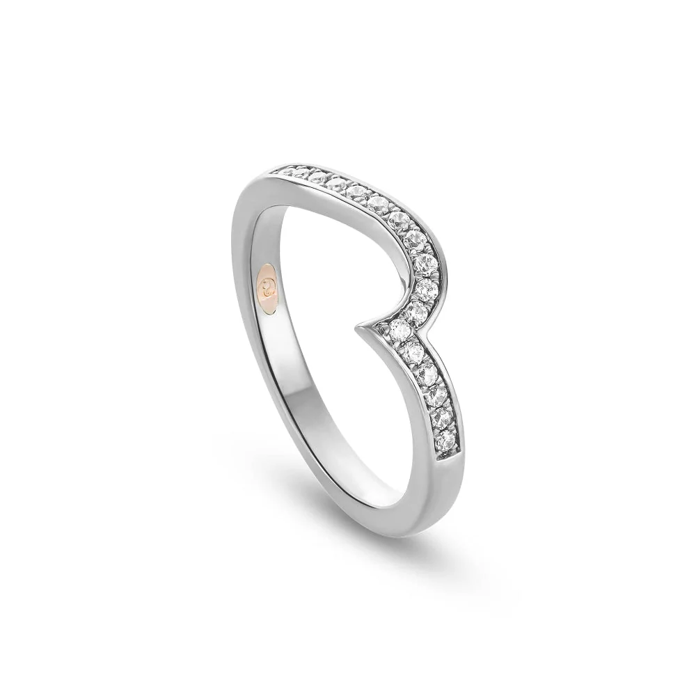 Clogau 950 Platinum True Romance Wedding Ring