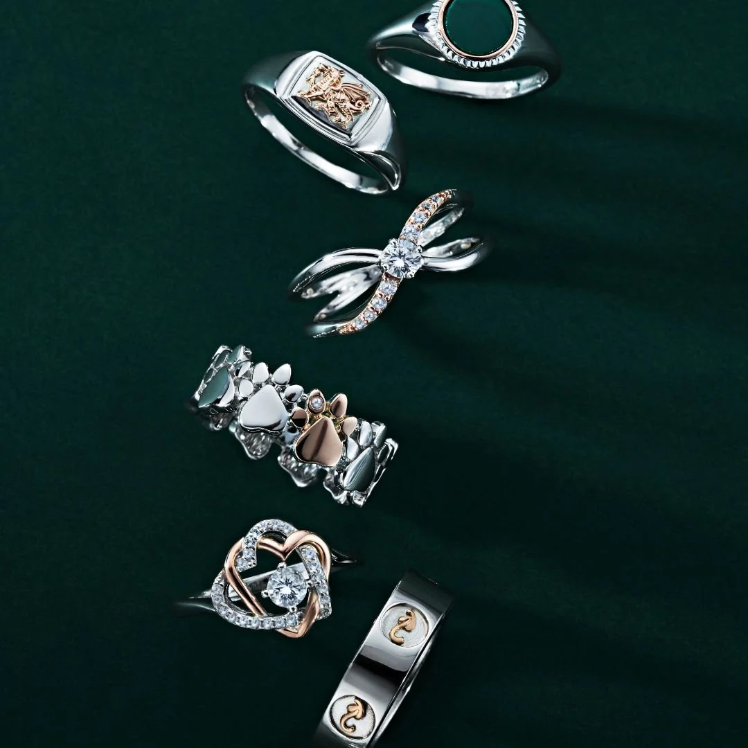 Clogau Always in my Heart White Topaz Ring - Image 5