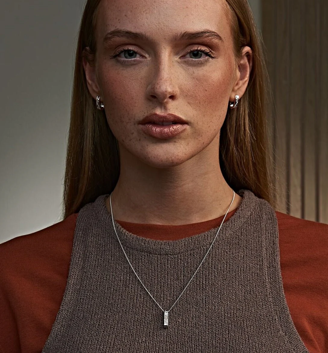 Clogau Cariad Sparkle White Topaz Drop Pendant - Image 2