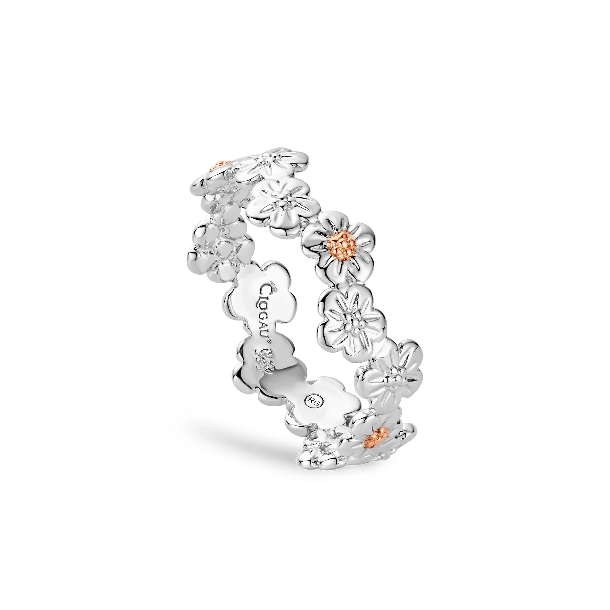 Clogau Forget Me Not Silver Ring