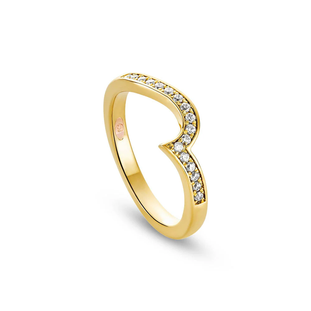 Clogau Gold 18ct Yellow True Romance Wedding Ring