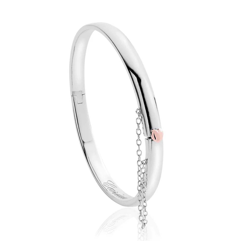 Clogau Cariad Silver Bangle - Image 5