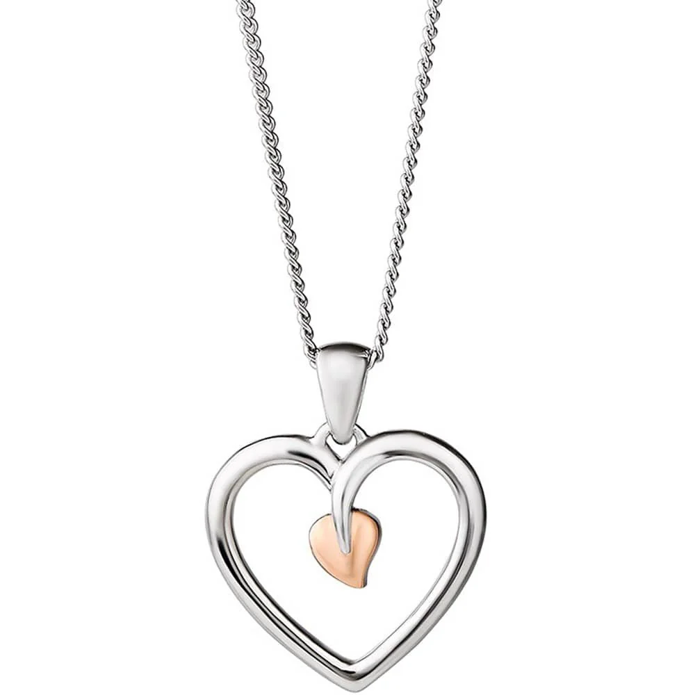 Clogau Silver Tree of Life Heart Pendant