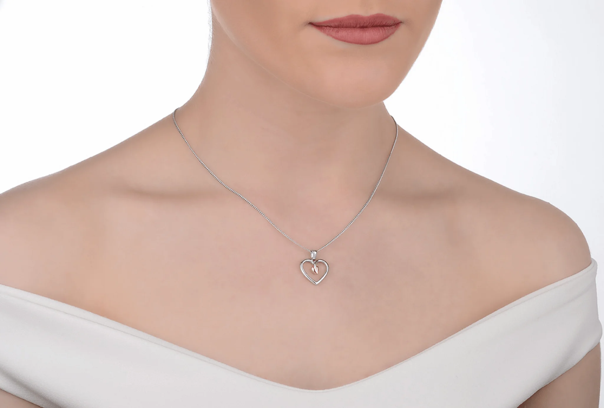 Clogau Silver Tree of Life Heart Pendant - Image 2