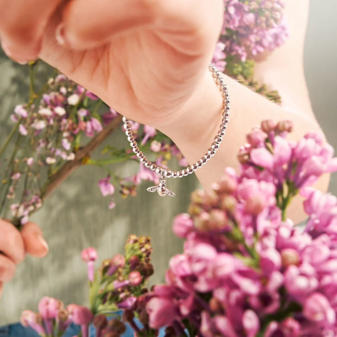 Clogau Affinity Honey Bee Beaded Bracelet - Image 3
