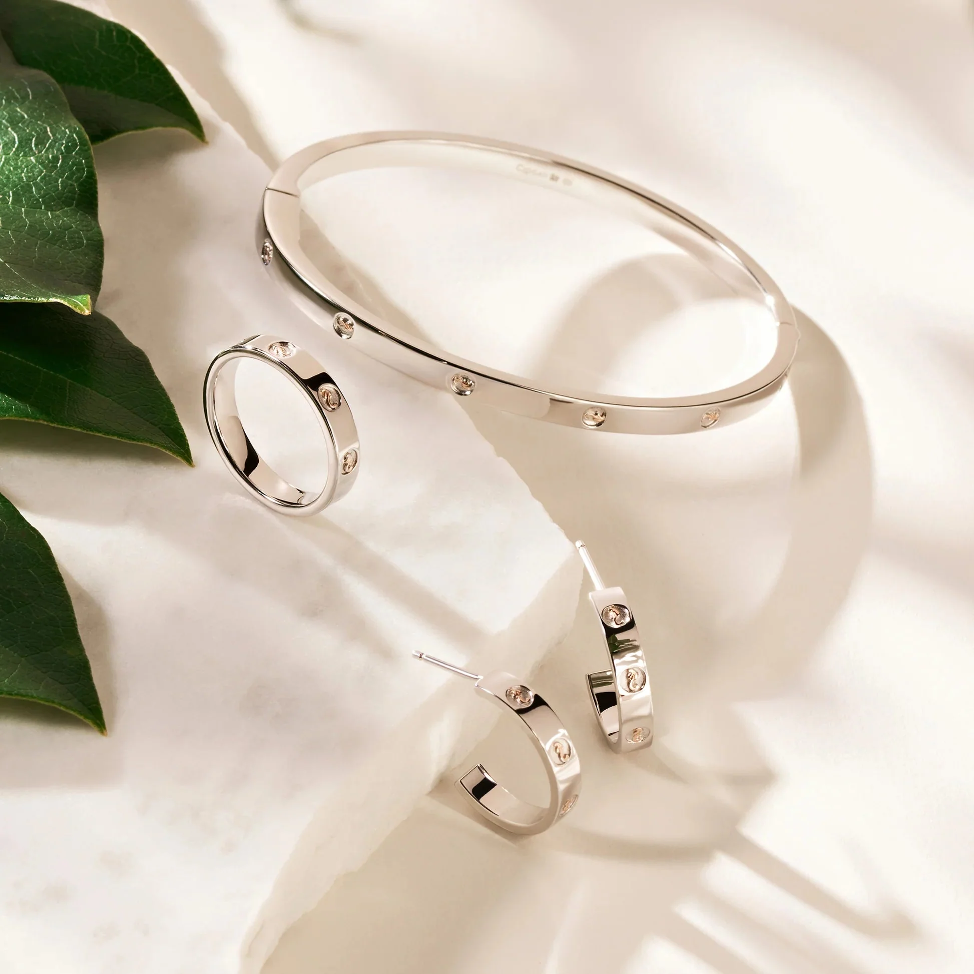 Clogau Insignia Silver Slim Bangle - Image 4