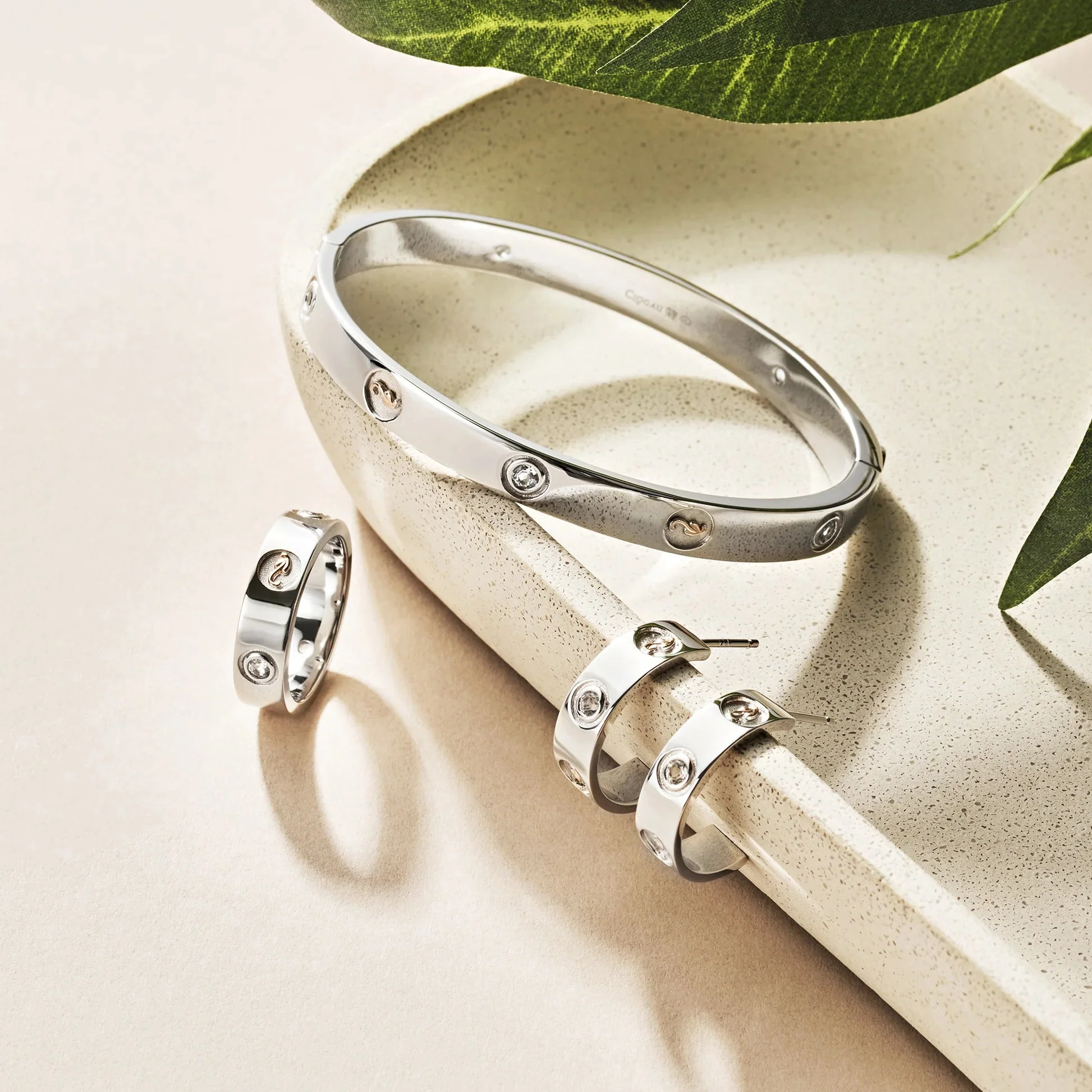 Clogau Insignia Silver Topaz Bangle - Image 4