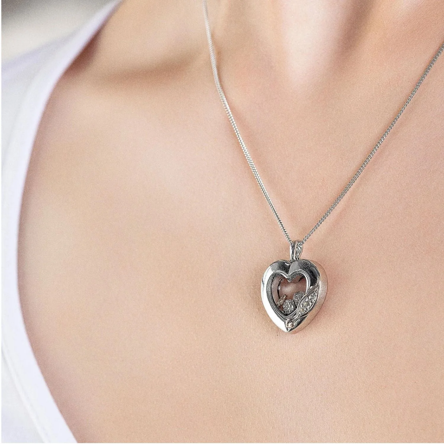 Clogau Past Present Future Inner Charm Necklace - Image 2