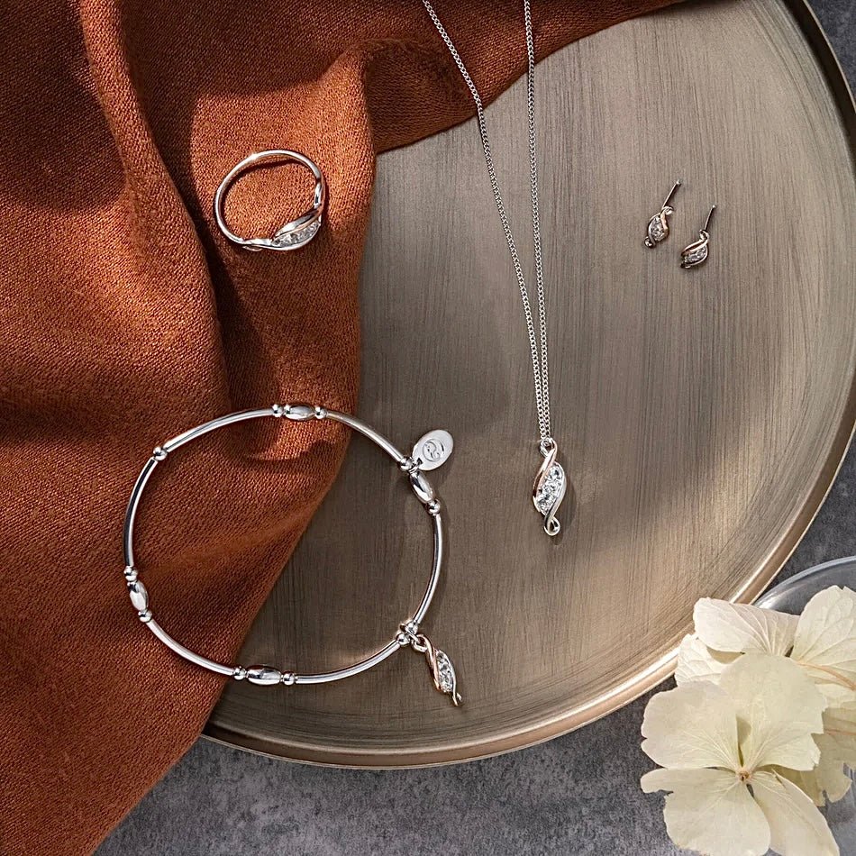 Clogau Past Present Future Silver Necklace - Image 6