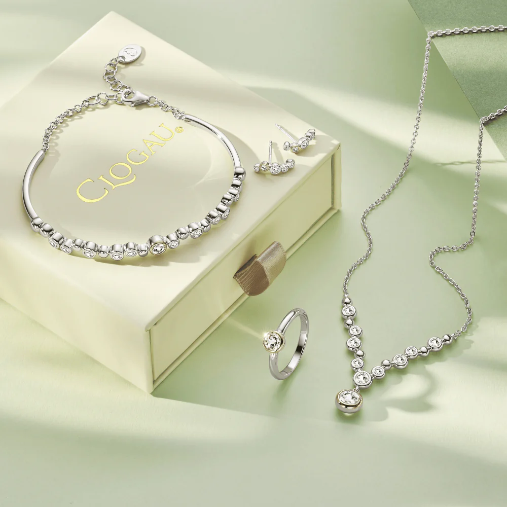 Clogau Silver Celebration Topaz Drop Necklace - Image 3