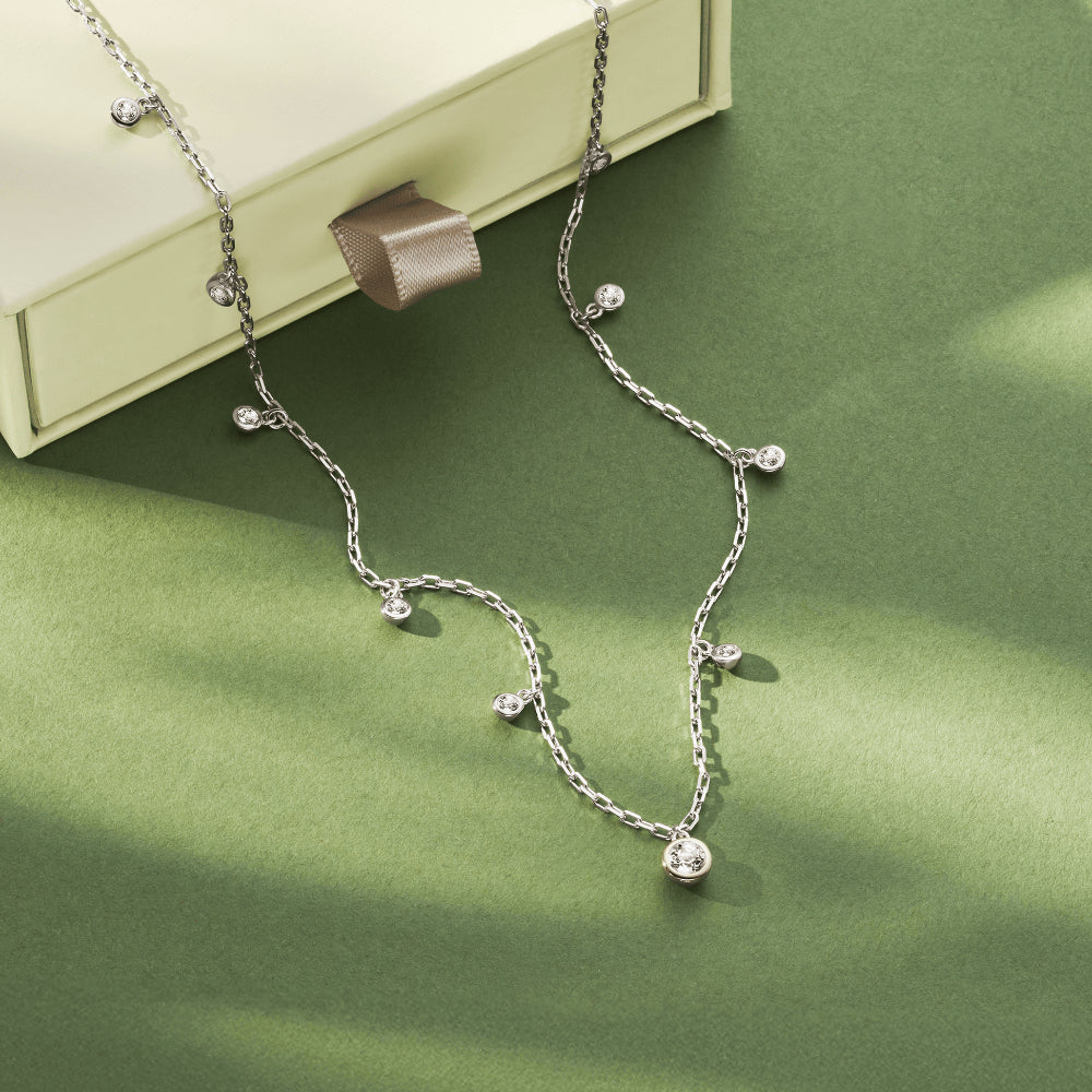 Clogau Silver Celebration Topaz Necklace - Image 3
