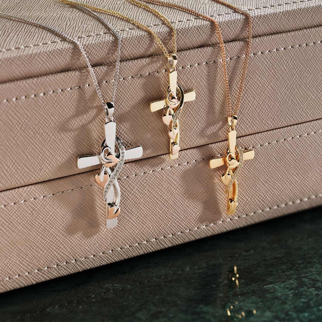 Clogau Tree of Life Cross Vine Necklace - Image 3