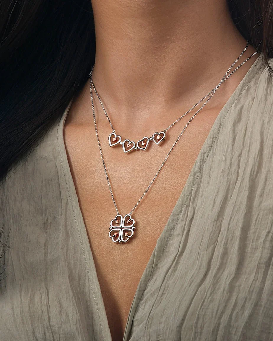 Clogau Tree Of Life Silver Heart Necklace - Image 3