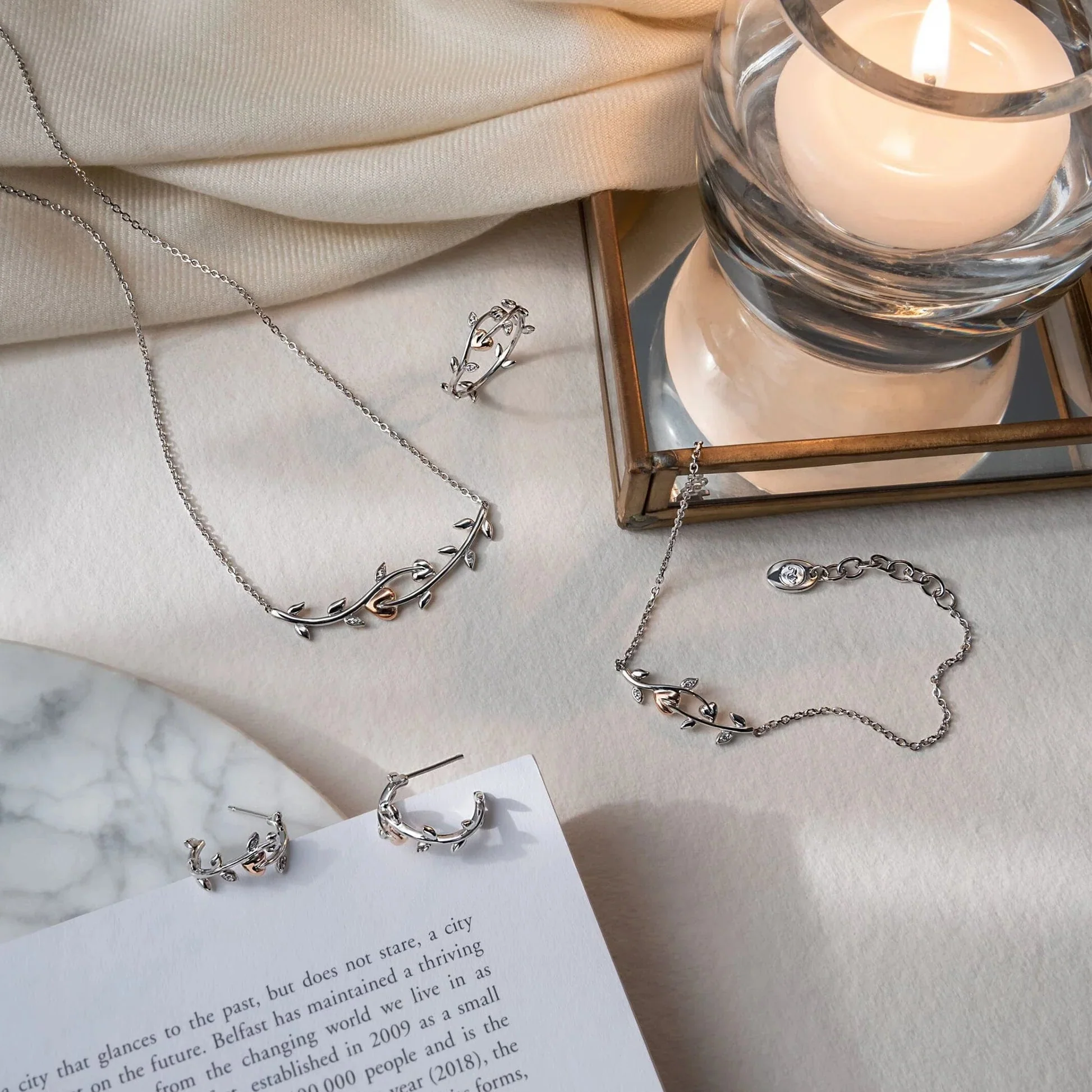 Clogau Vine of Life White Topaz Bracelet - Image 4