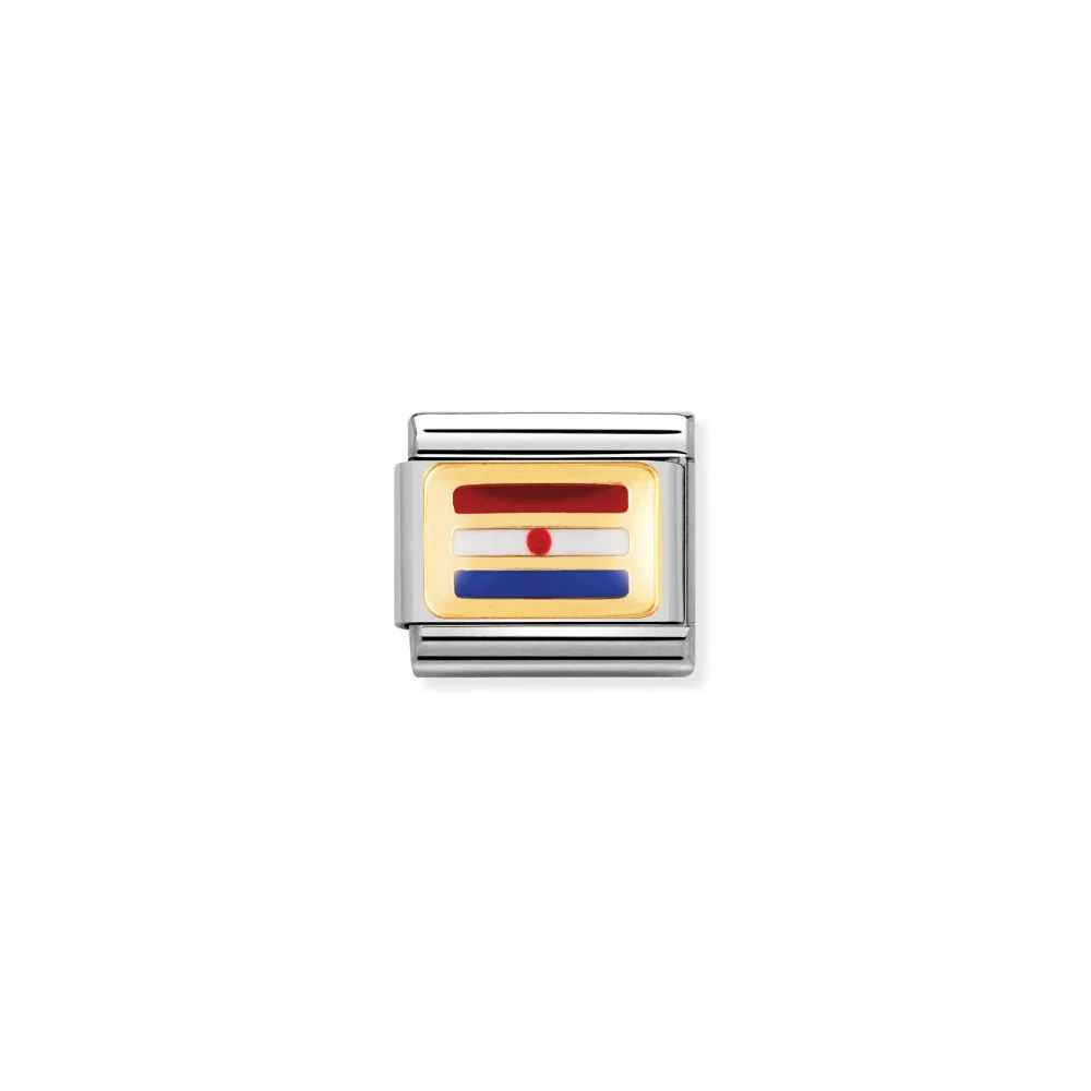 Nomination Gold Classic Europe Flag Stainless with Enamel Croatia Charm