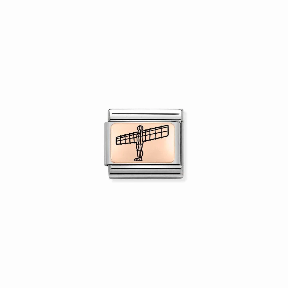 Nomination Rose Gold Classic Angel of North Charm