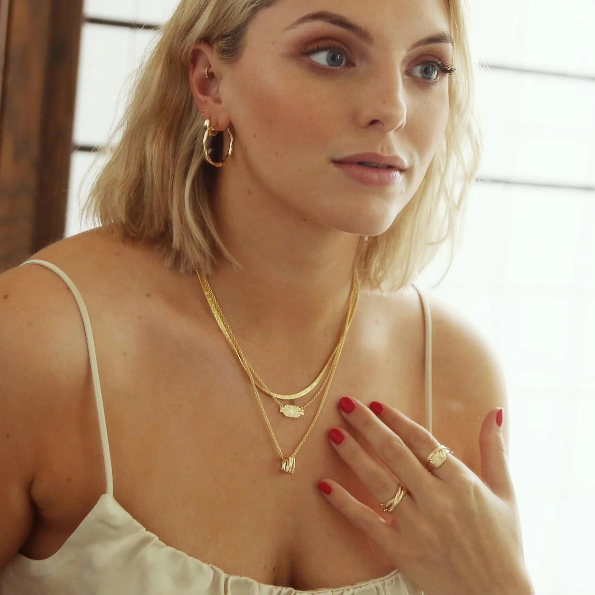Daisy Estée Lalonde Sunburst Shield Ring - Image 5