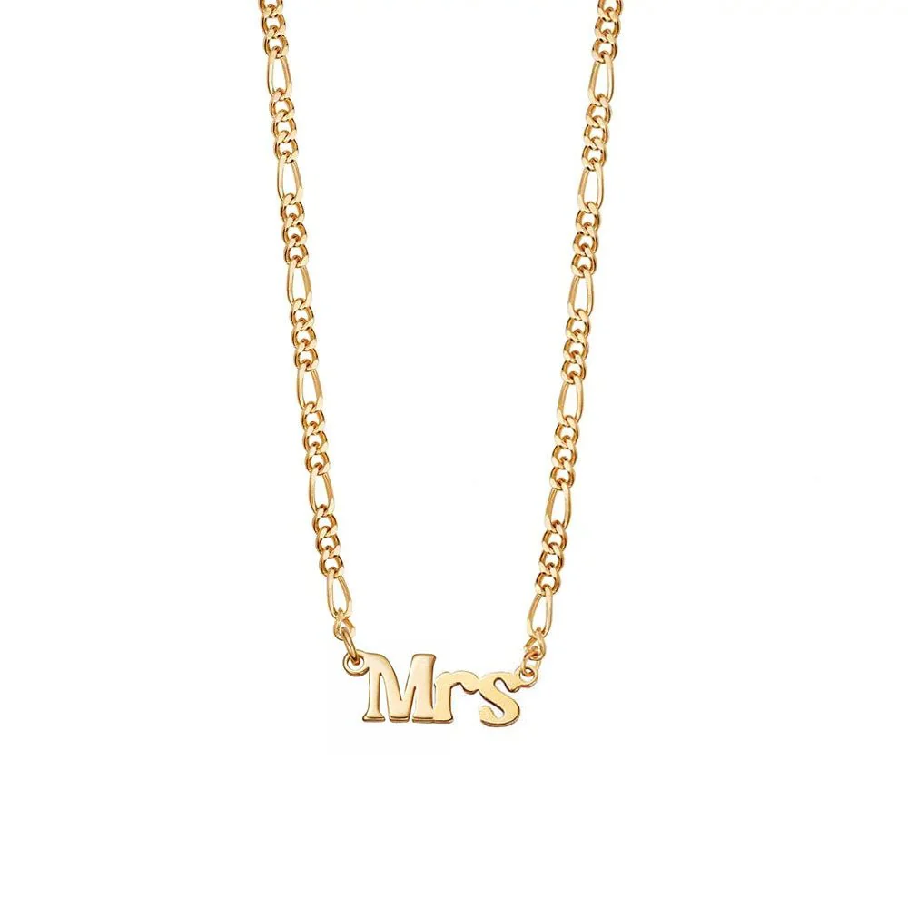 Daisy London Gold Mrs Necklace