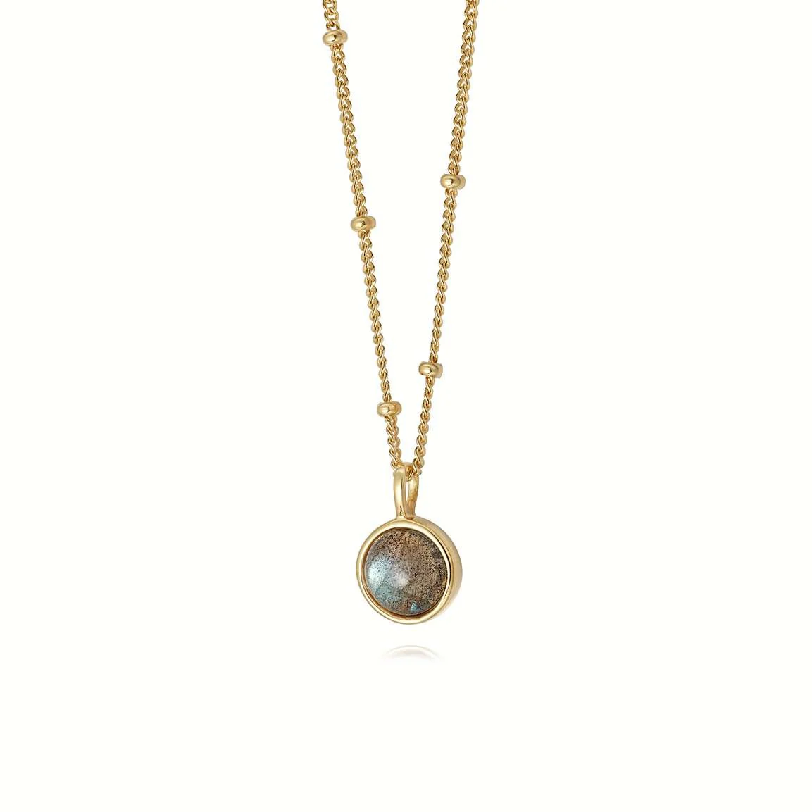 Daisy London 18ct Gold Plate Labradorite Healing Necklace - Image 3