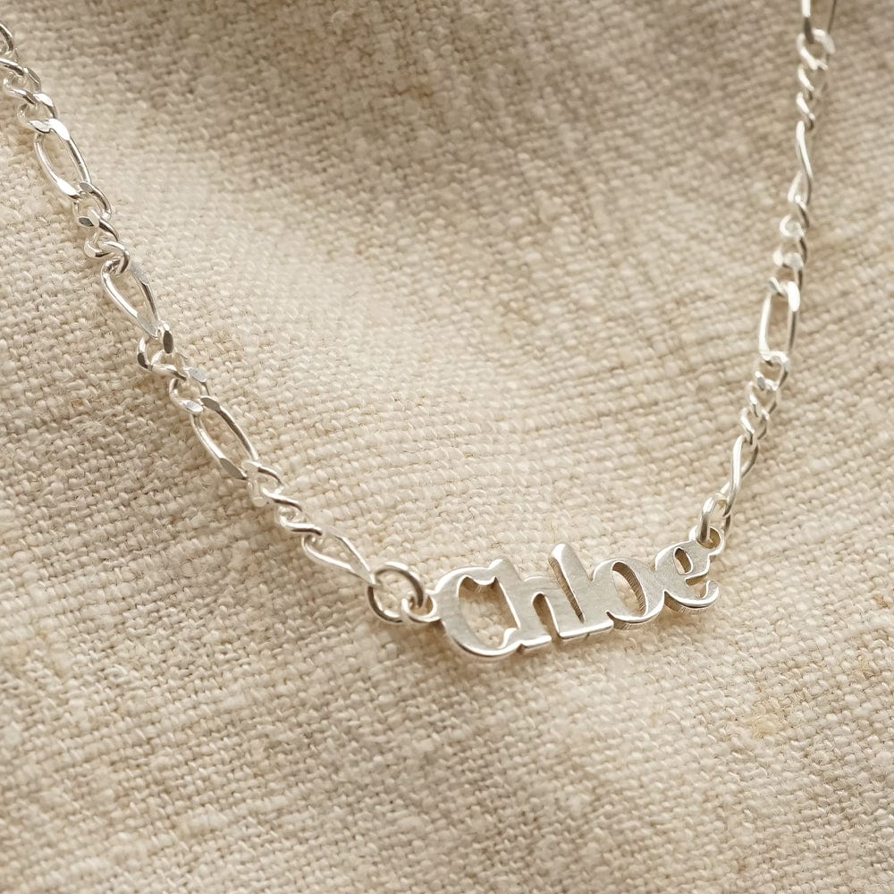 Daisy London Silver Personalised Name Necklace - Image 3