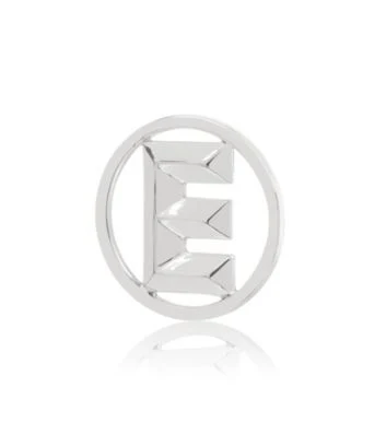 Daisy London Sterling Silver Alpha E Coin