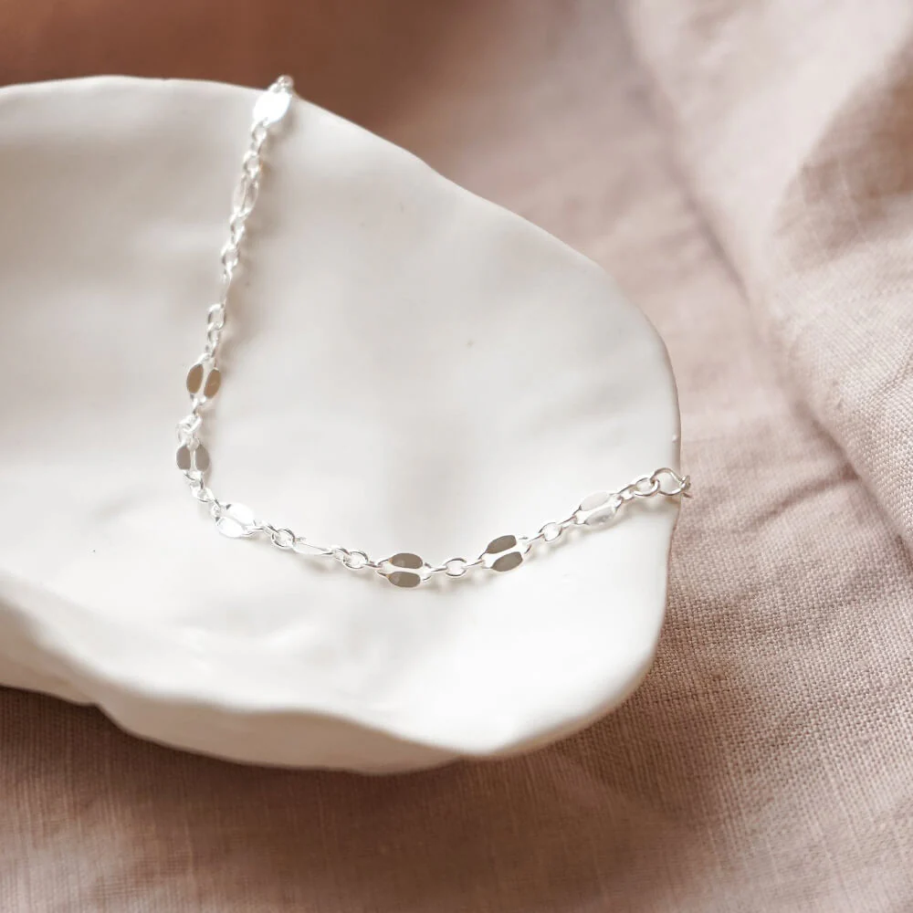 Daisy London Silver Peachy Chain Bracelet - Image 3