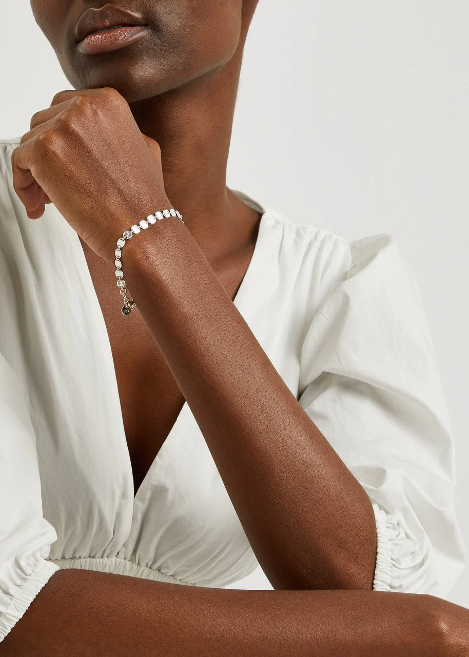 Daisy London Sterling Silver Treasures Sunburst Chain Bracelet - Image 2