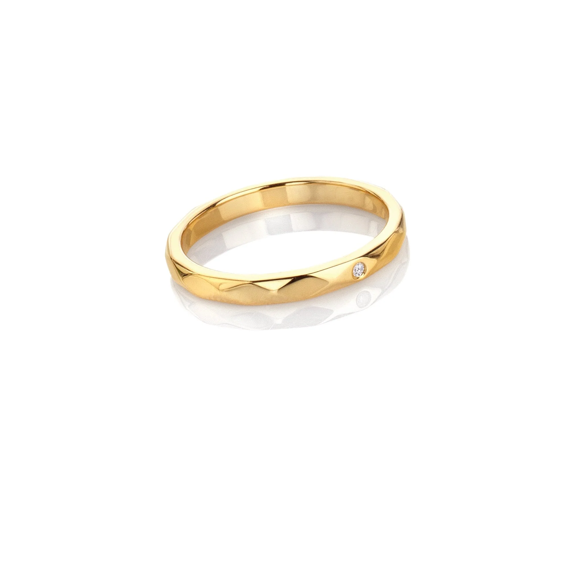 Hot Diamonds Gold Harlequin Ring