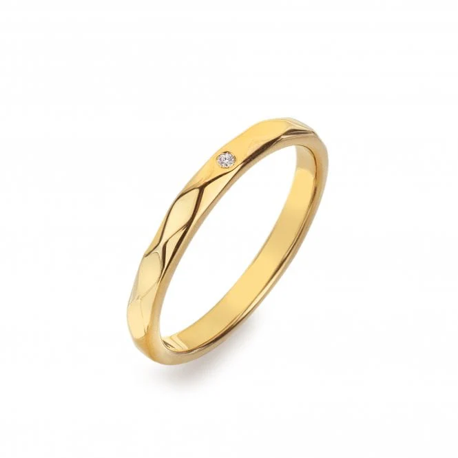 Hot Diamonds Gold Harlequin Ring - Image 3
