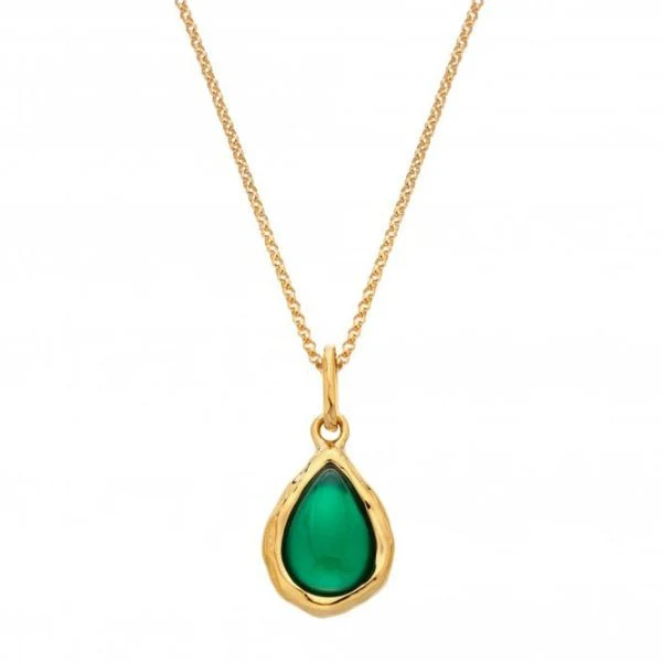 Hot Diamonds x Gemstones Gold
Silver Teardrop Pendant - Image 5