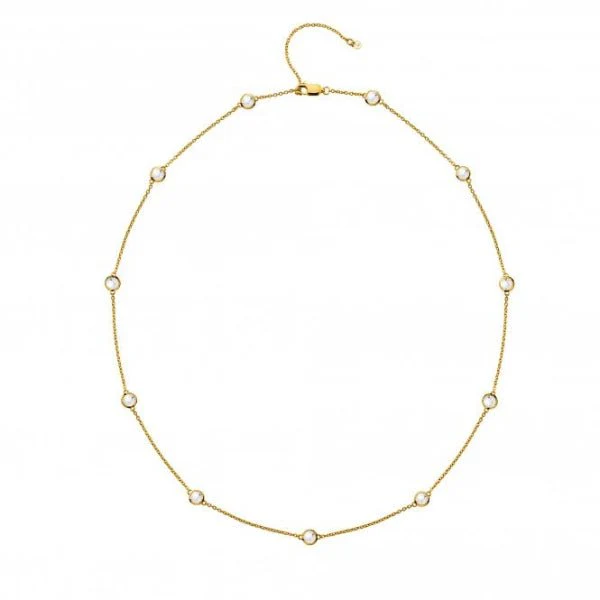 Hot Diamonds x Gemstones Gold
Silver Tender Necklace - Image 3