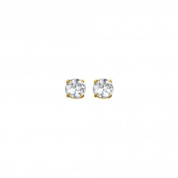Hot Diamonds x Gemstones Gold
Silver Tender Solitaire Earrings - Image 3