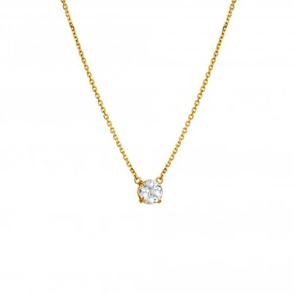 Hot Diamonds x Gemstones Gold
Silver Tender Solitaire Necklace - Image 3