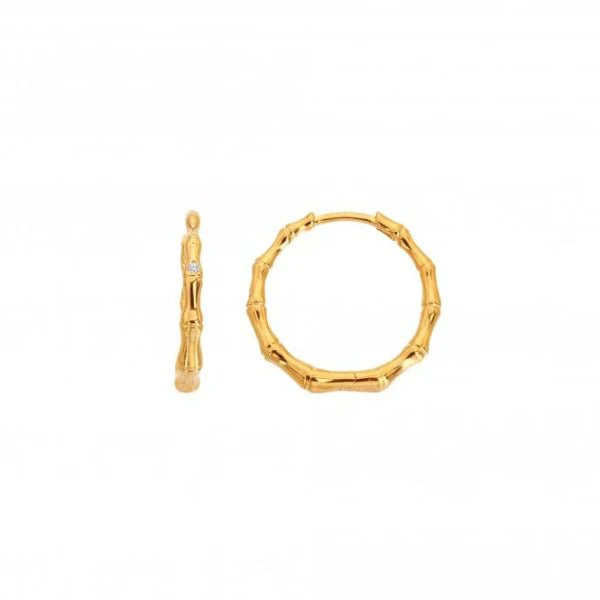 Hot Diamonds Gold
Silver X GE Bondi Earrings - Image 3