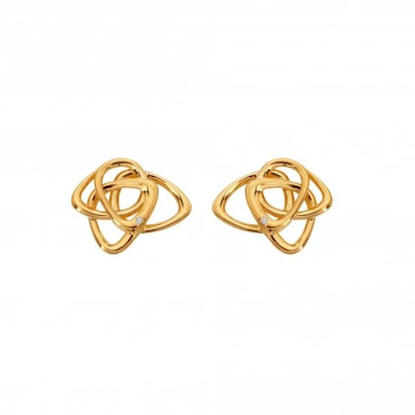 Hot Diamonds Gold
Silver X GE Endless Earrings - Image 3