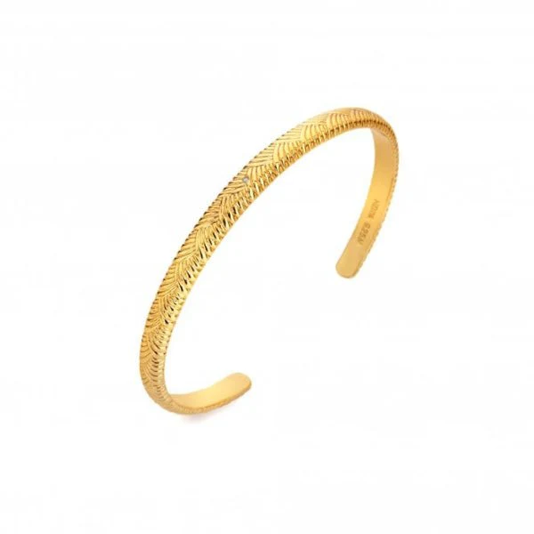 Hot Diamonds Gold
Silver X GE Paris Bangle Bracelet - Image 3